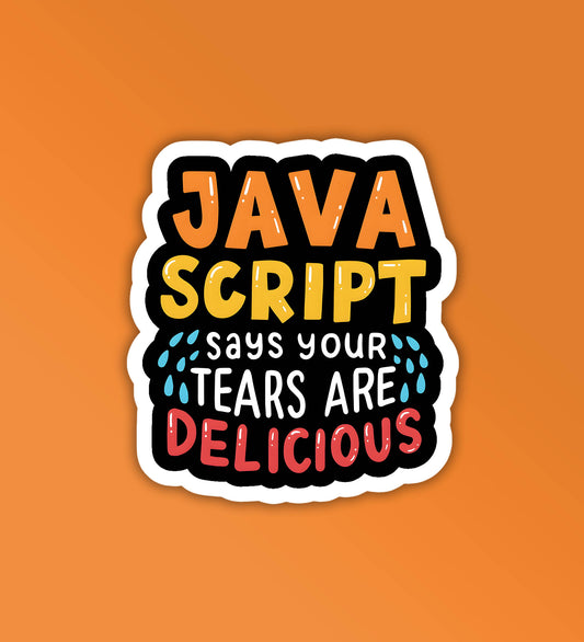 Java Script Programmer - Coding Sticker